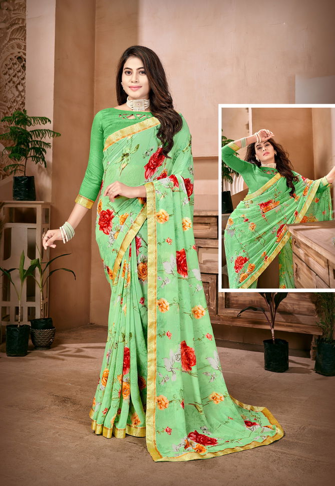 Jyoti S1602 Floral Printed Daily Wear Sarees Catalog
